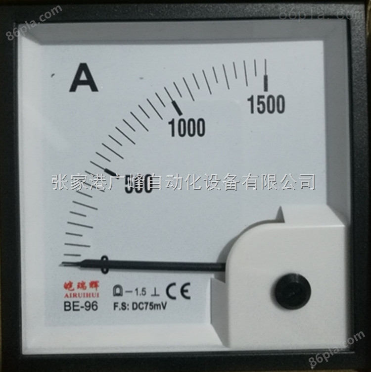 指针式直流电流表BE961000ADC75MV控制柜电表