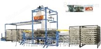 国研塑料机械八至十梭圆织机用于生产编织袋的机器