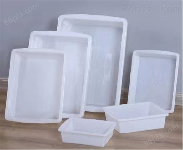 饭馆使用塑料食材盒麻辣烫白色方盒收餐盒